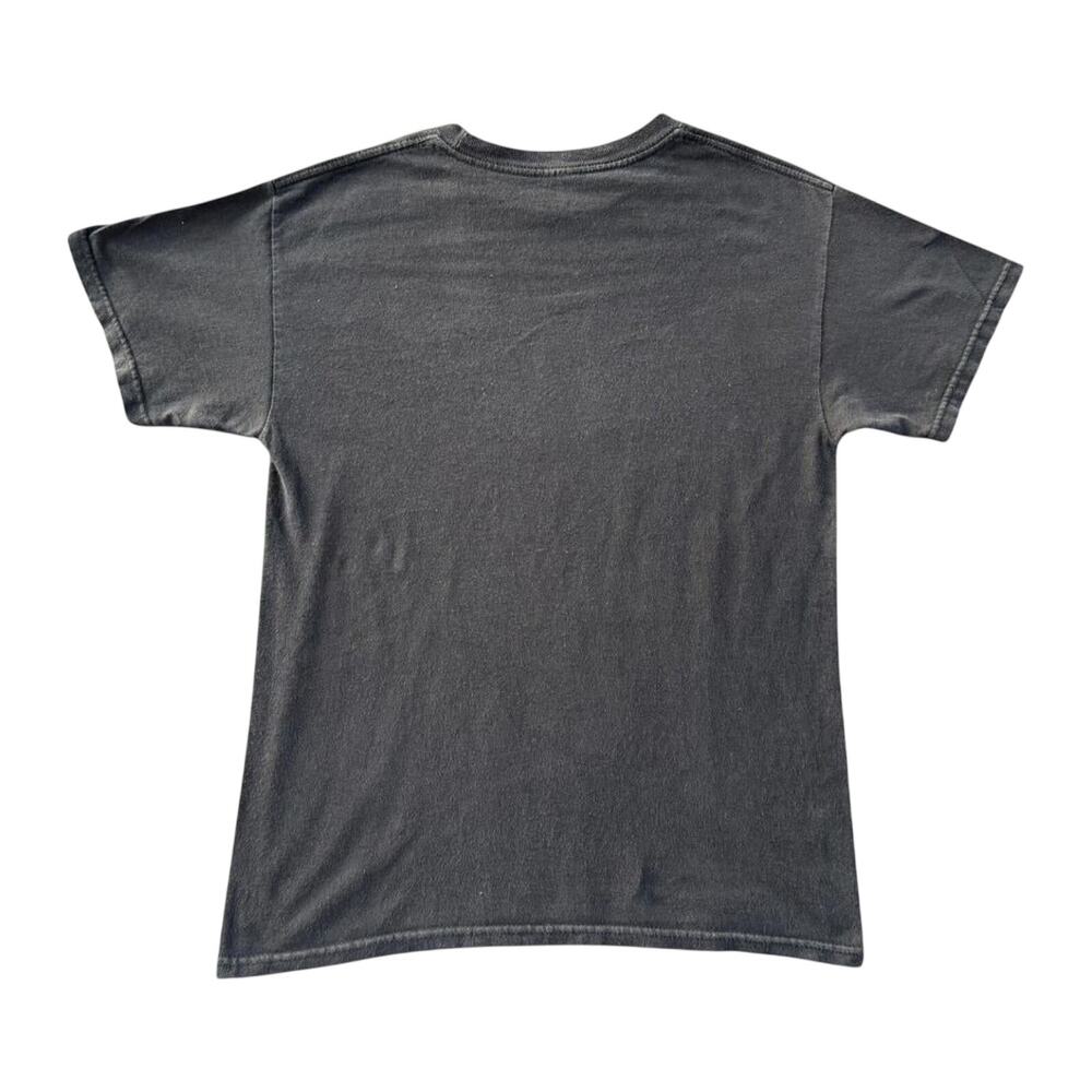 90s Vintage Compton Graffiti Style Skulls Graphic Short Sleeve T-Shirt Black L - Picture 3 of 3